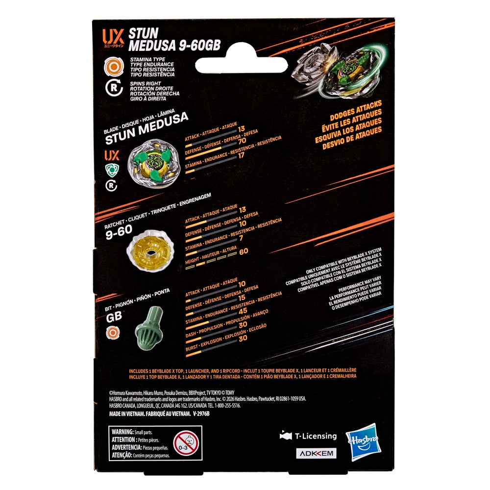 Hasbro Beyblade X Stun Medusa 9-60GB
