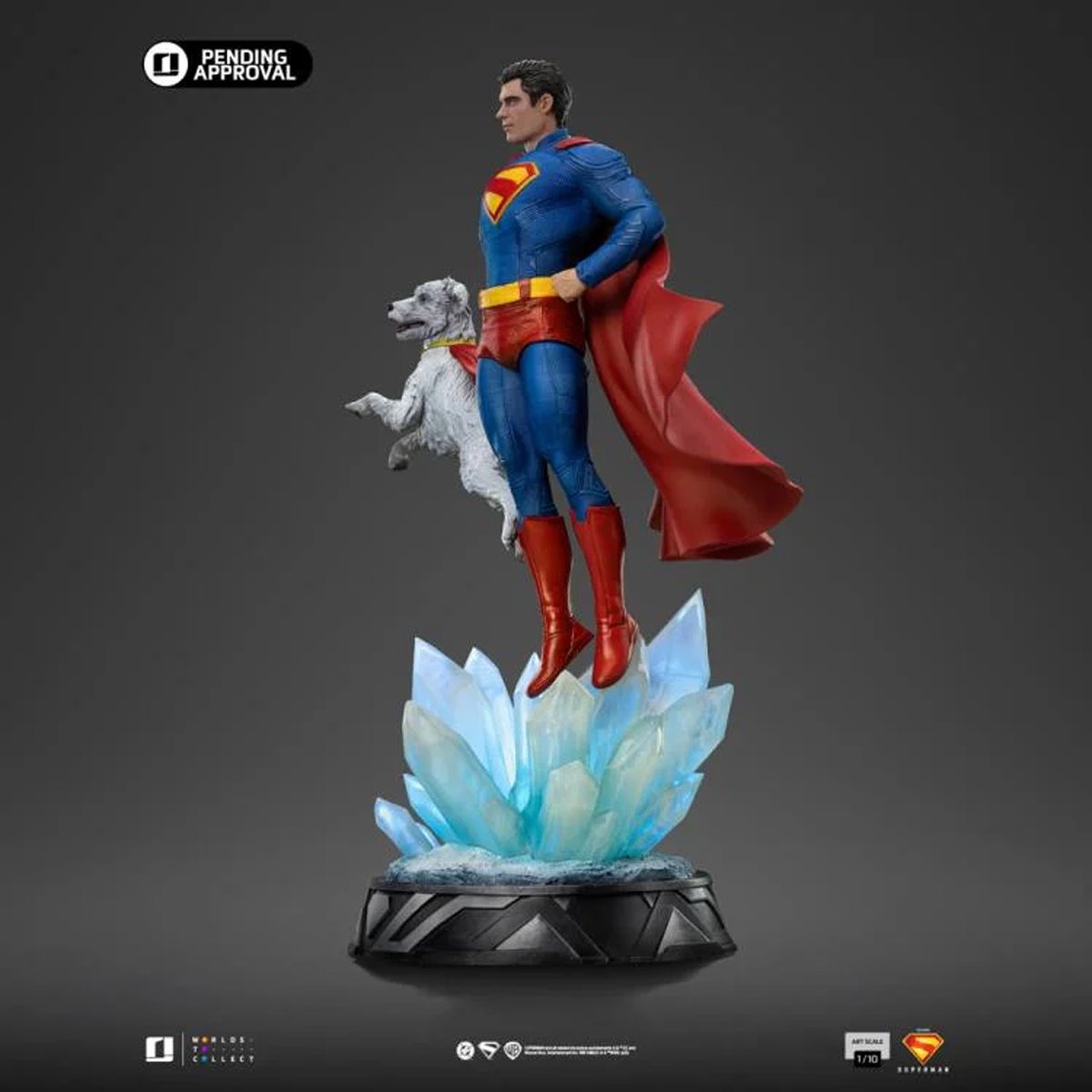 Superman (2025) Superman and Krypto 1:10 Art Scale Limited Edition Statue