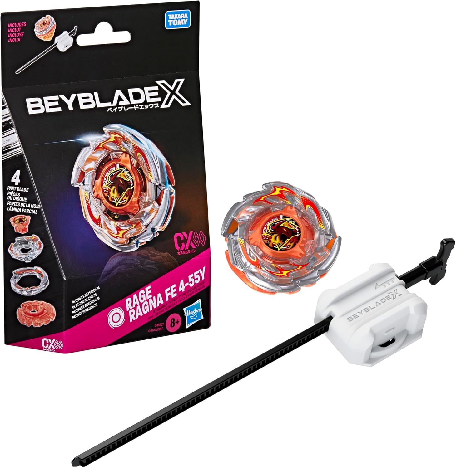 Hasbro Beyblade X Rage Ragna Fe 4-55Y