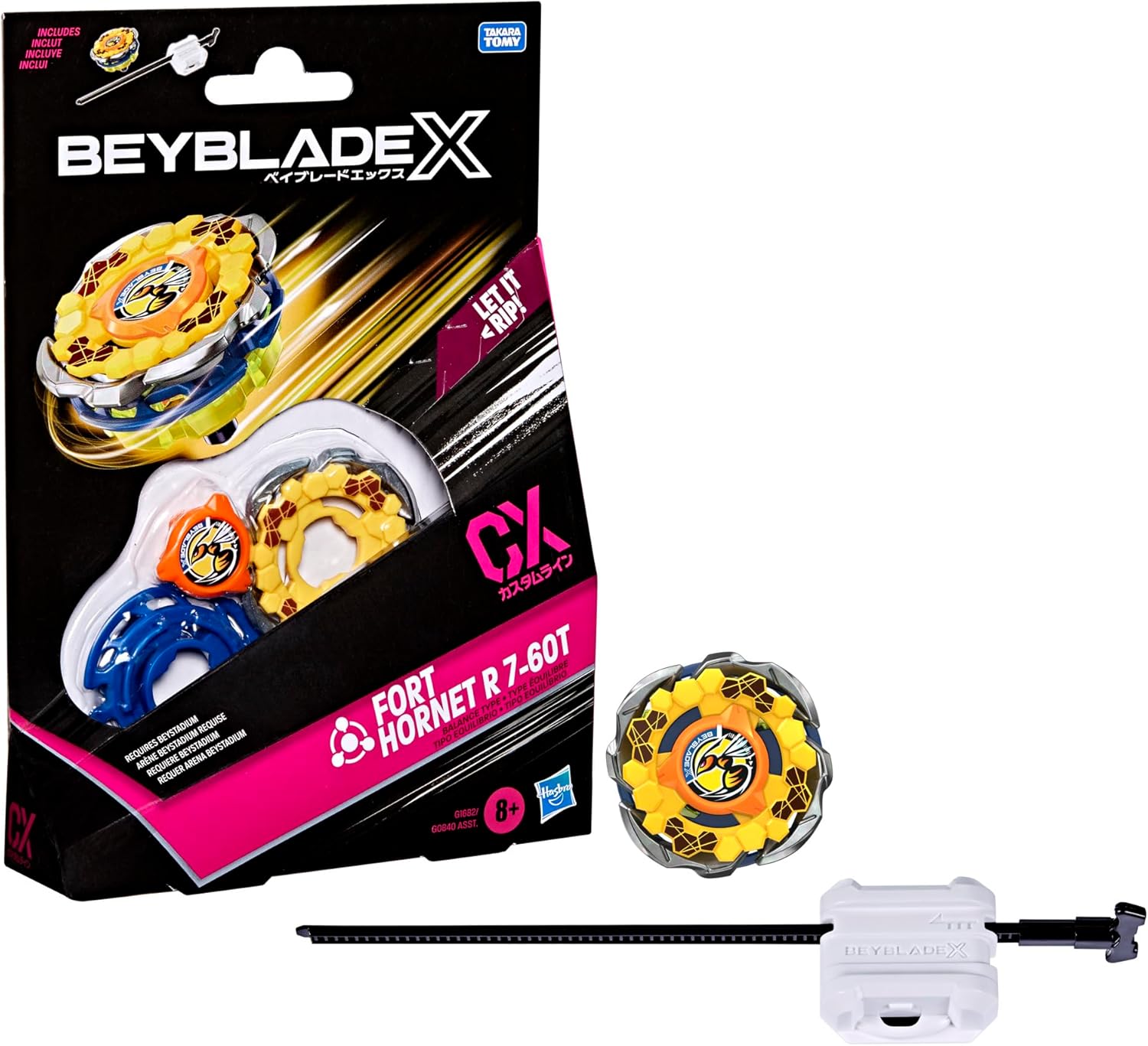 Hasbro Beyblade X Fort Hornet R 7-60T CX Starter Pack Set