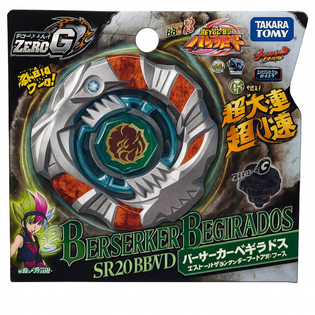 Beyblade Berserker Behemoth SR200BWD BBG-22 Shogun Steel Starter Set
