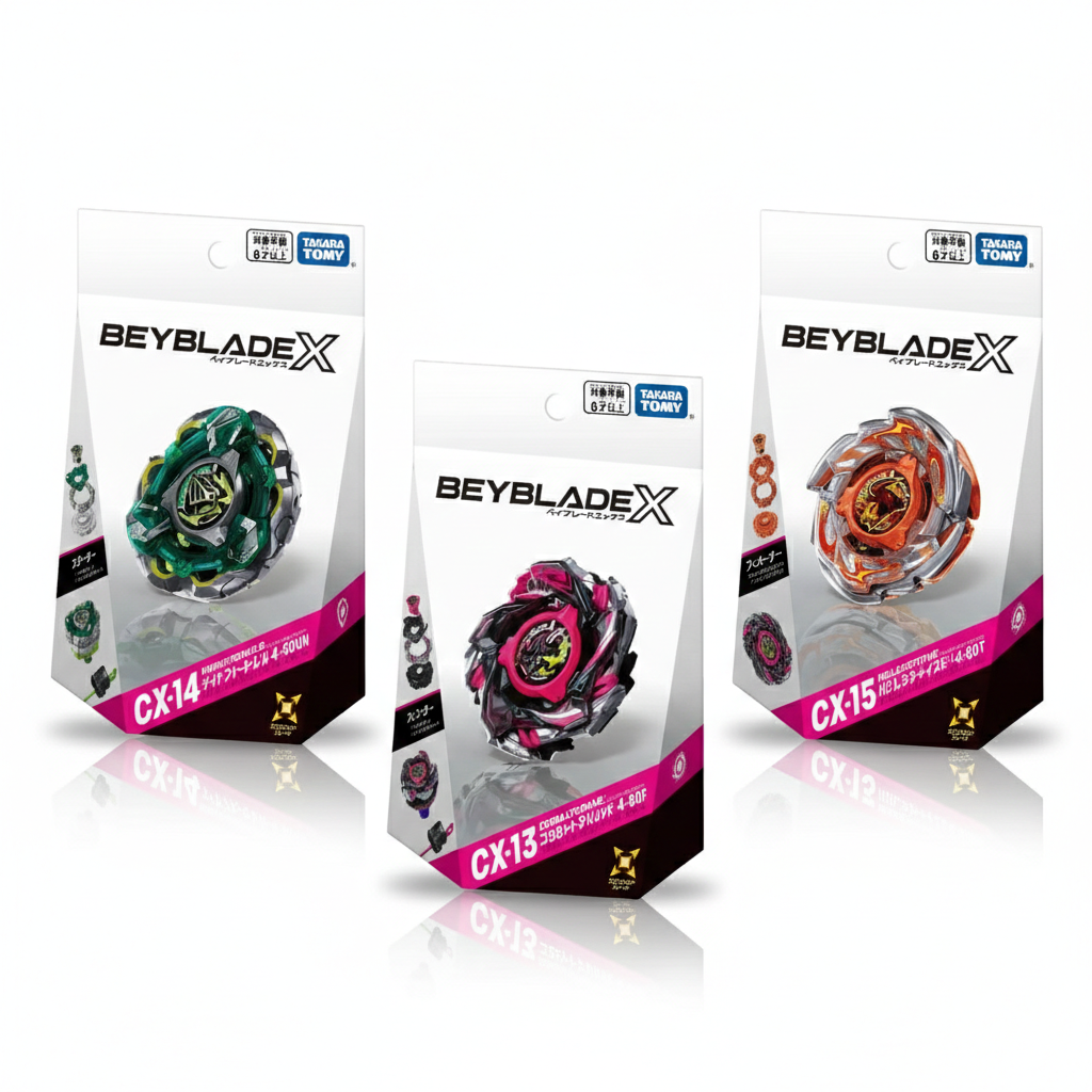 Takara Tomy Beyblade X March Release Bundle | CX-13, CX-14, CX-15