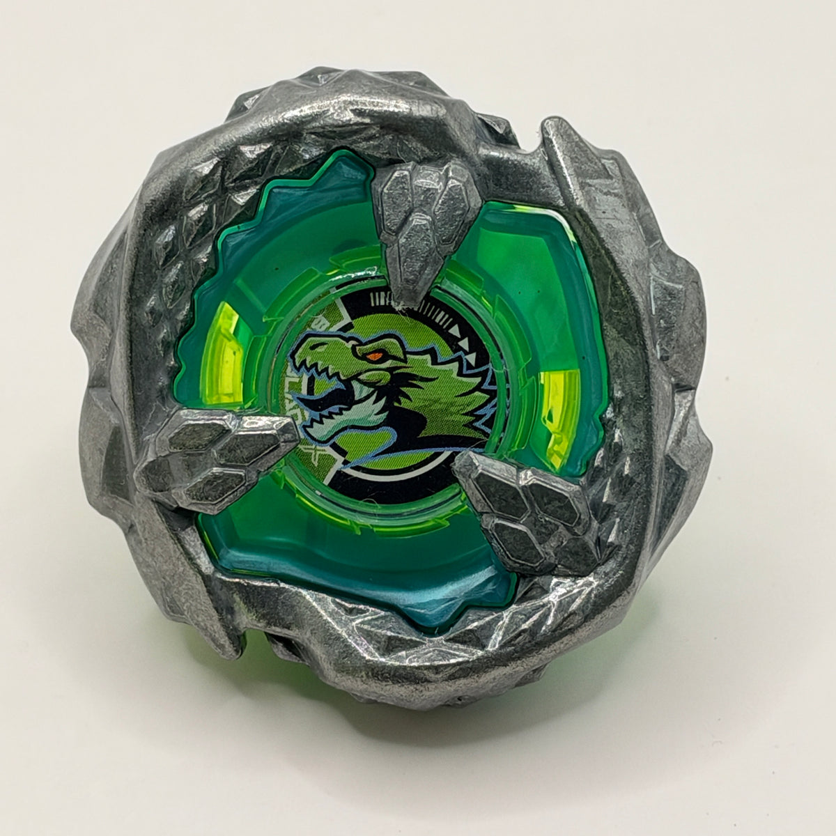Pre-owned Takara Tomy Beyblade X BX-31 02 Tyranno Beat top view