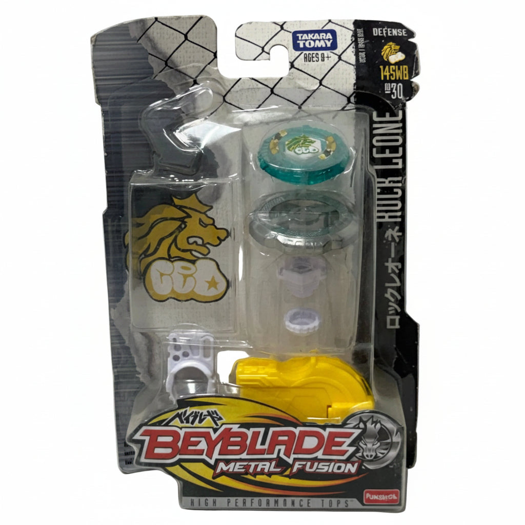 Beyblade Metal Fusion: Rock Leone 145WB BB-30 (Missing collector card)