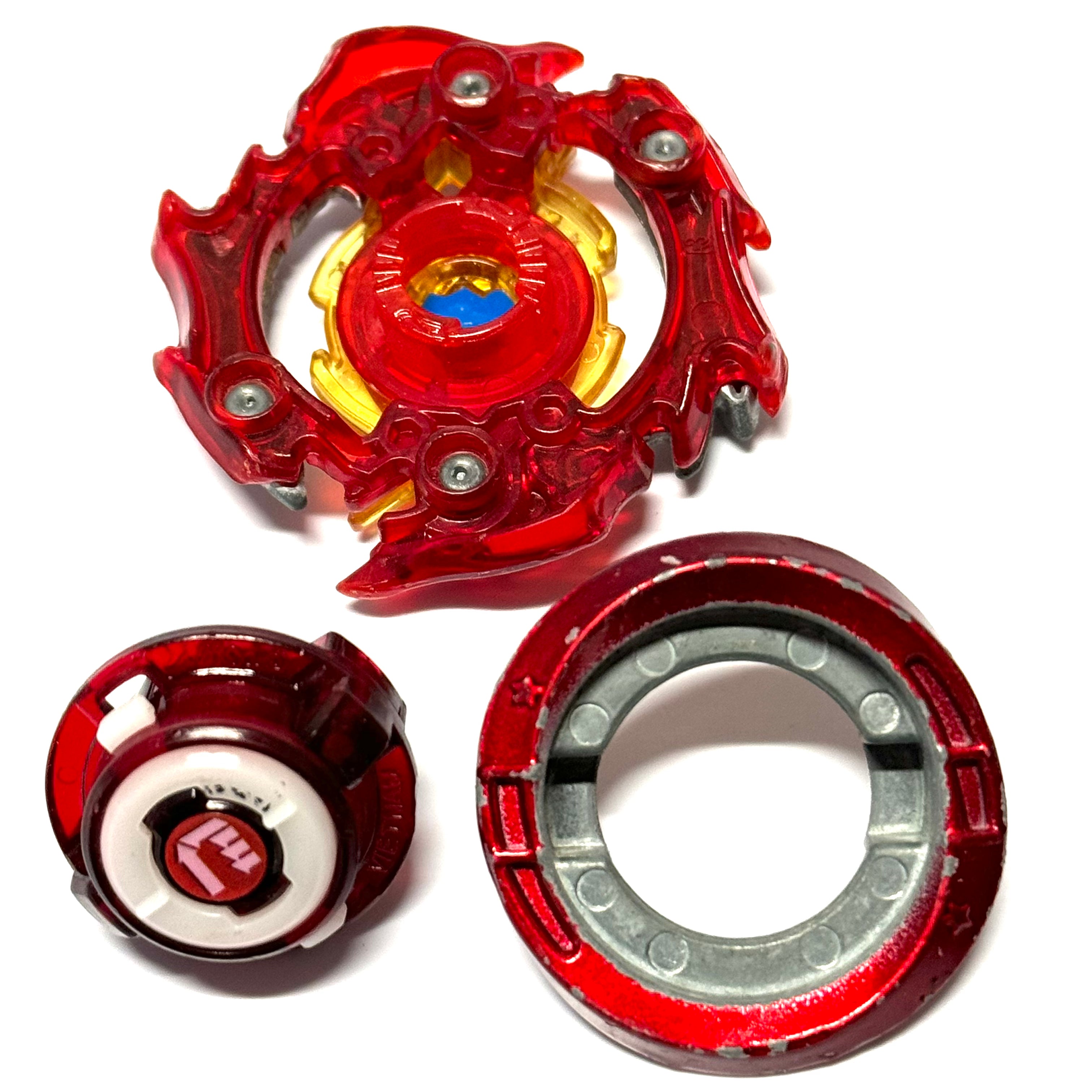 Takara Tomy Beyblade Burst B-105 Starter Zet Achilles (Pre-Owned Custom #2)