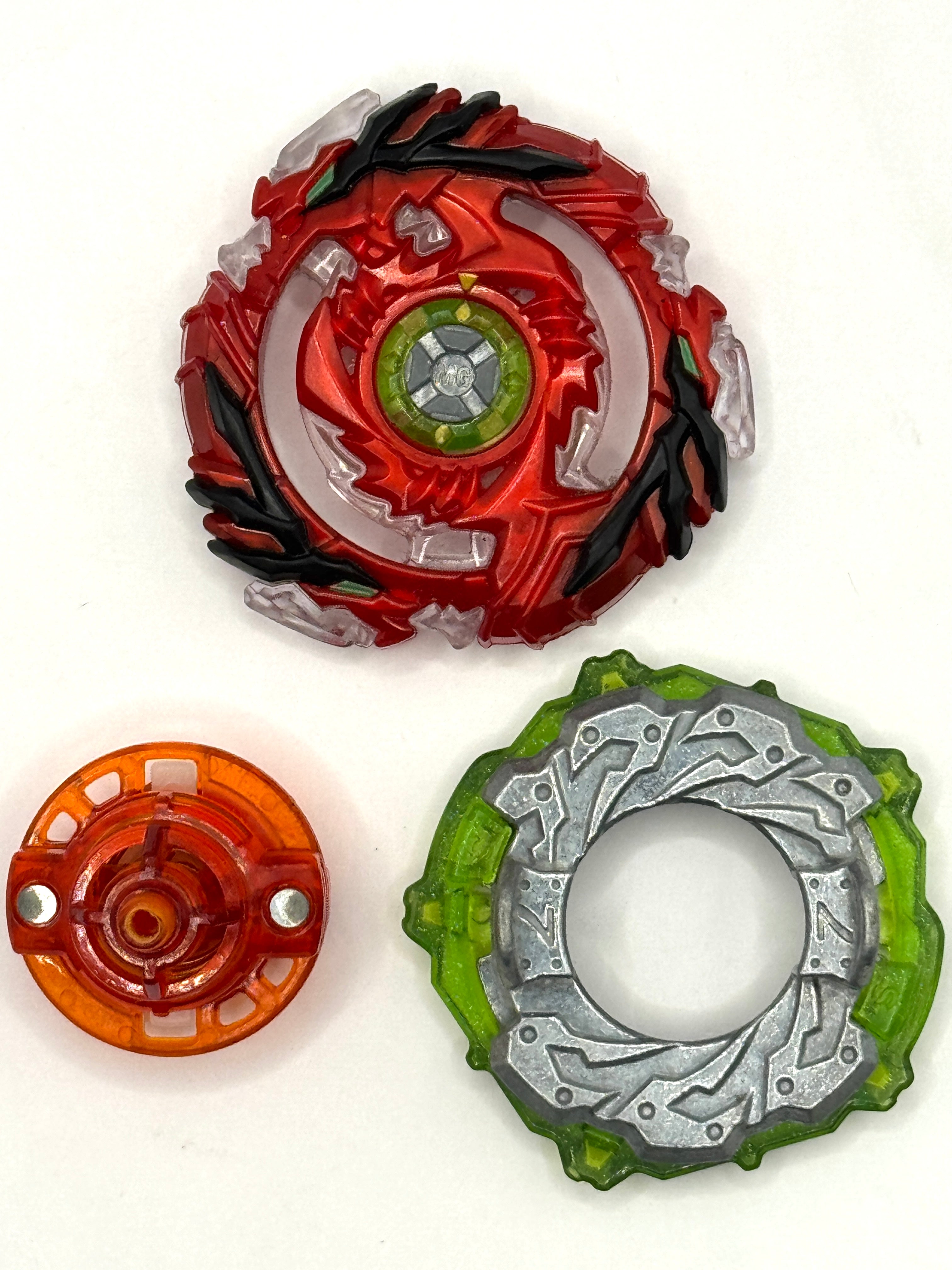 Drain Fafnir 7Star Zephyr God Customize Burst Beyblade B-98 (Used #1)