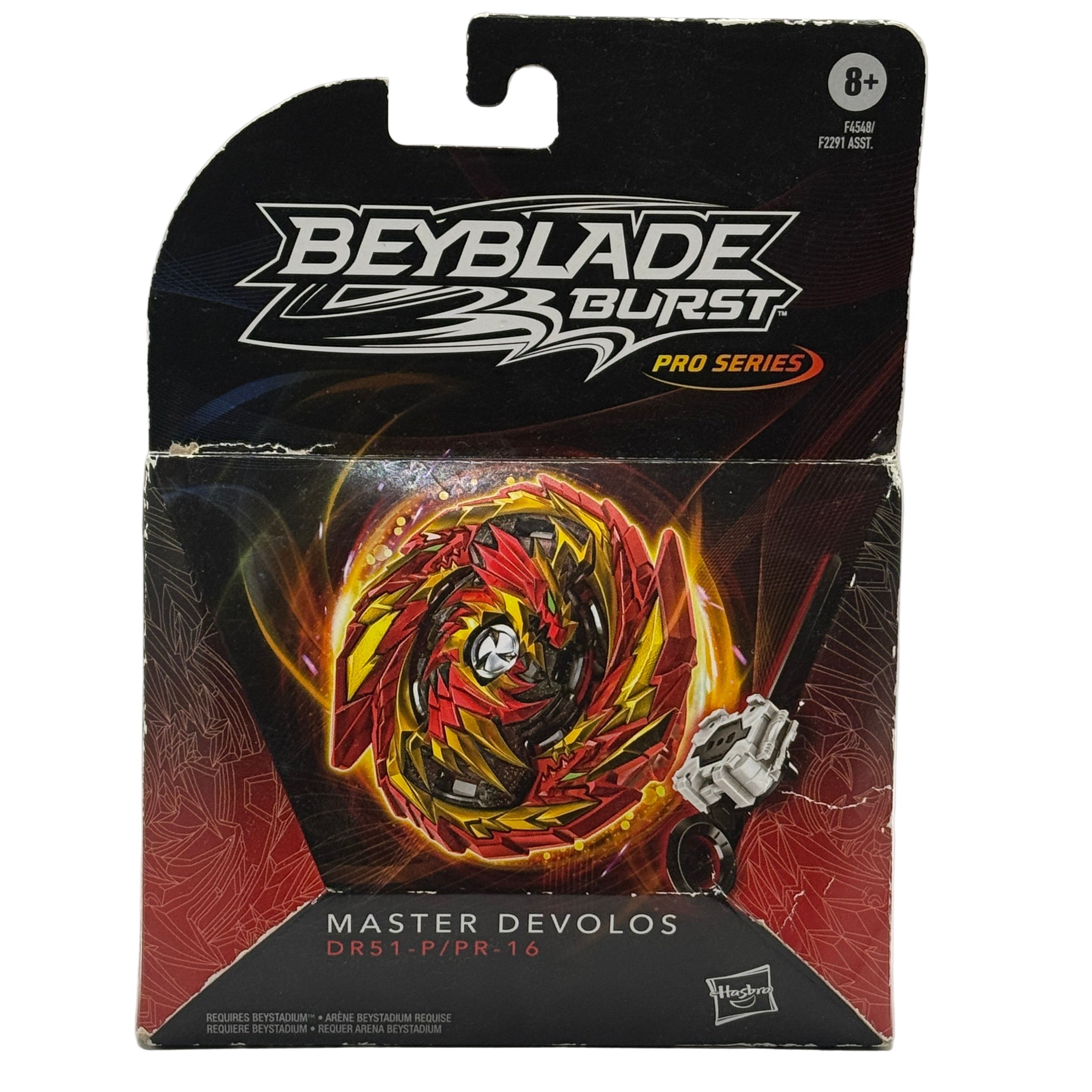 Hasbro Master Devolos Burst Surge Pro Series Beyblade (Brand New/ Display Box Has Some Damage)