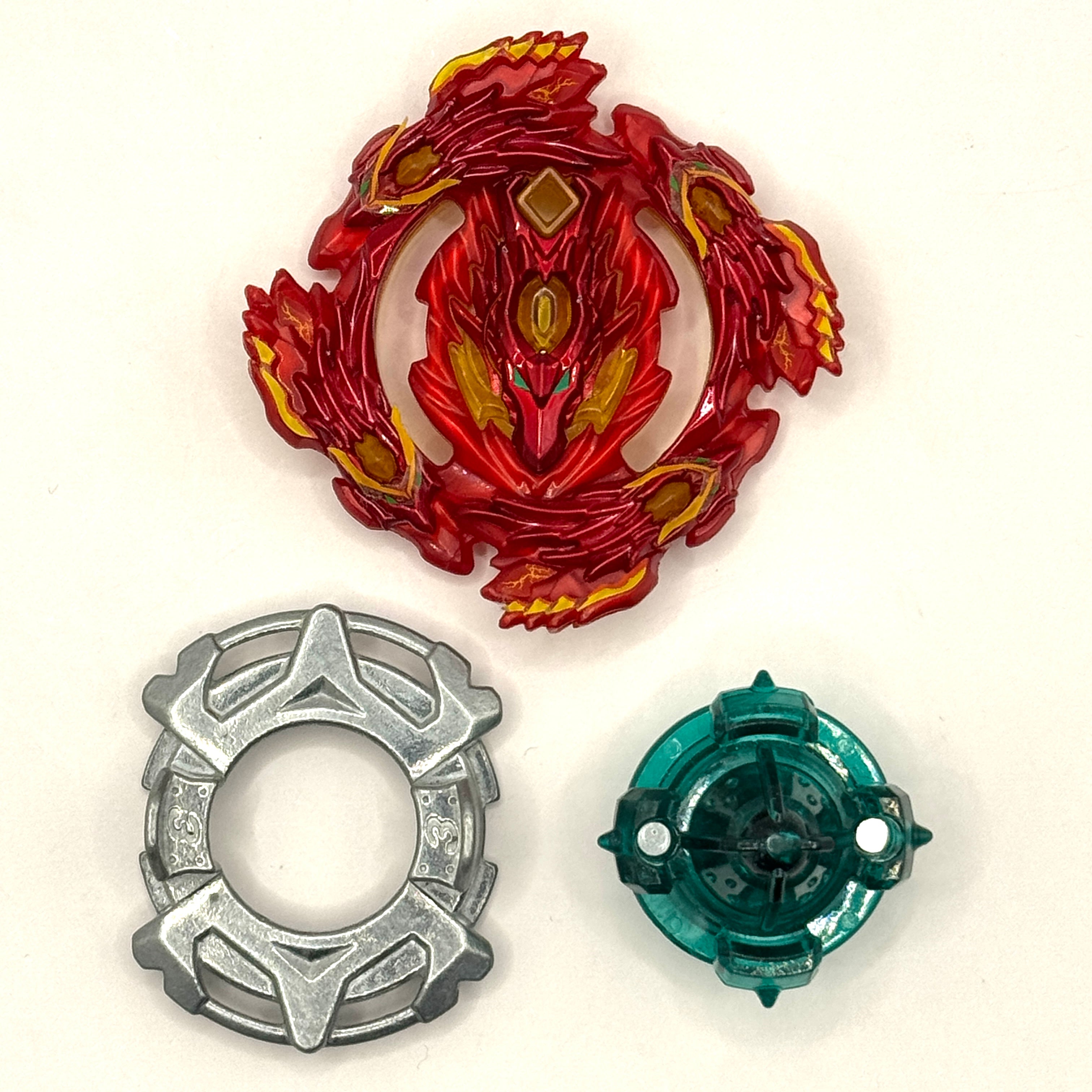 Takara Tomy B-132 03 RARE Bloody Longinus / Luinor L4 3 Press Burst Beyblade (Pre-Owned)