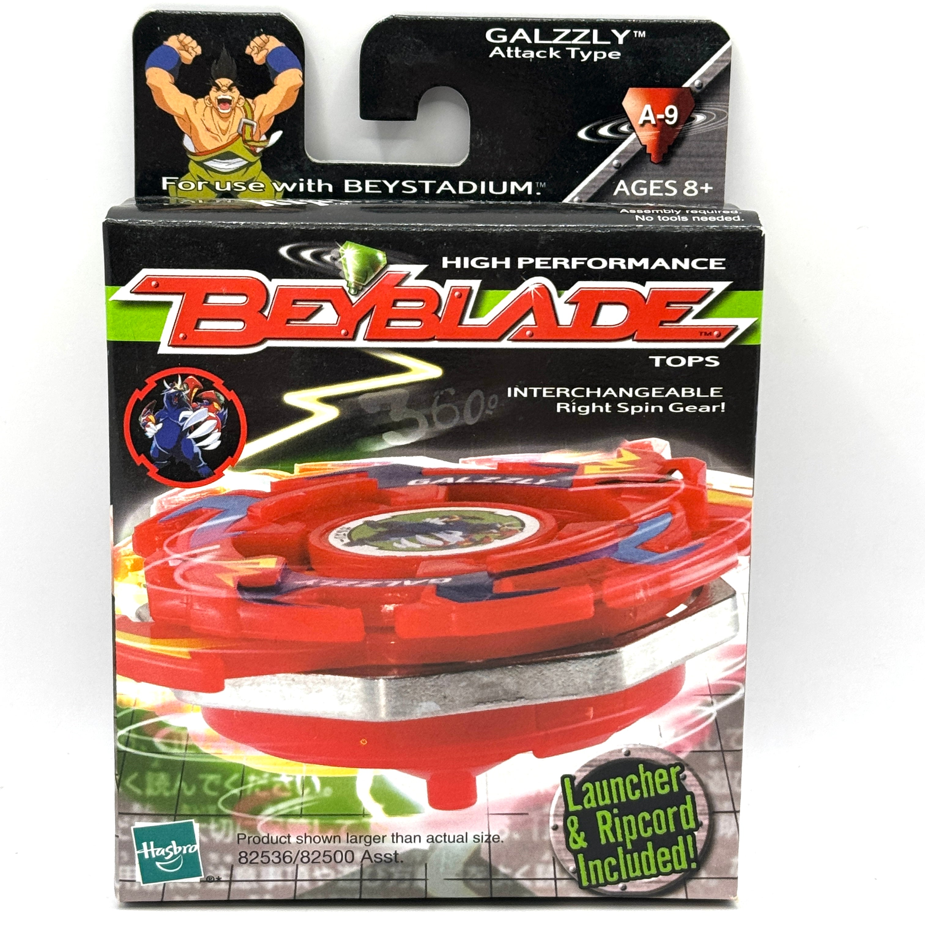 asobi FACTORY グレイスフル　廃盤品 Hasbro Original Galzzly Attack A-9 Beyblade — Rare Attack-Type