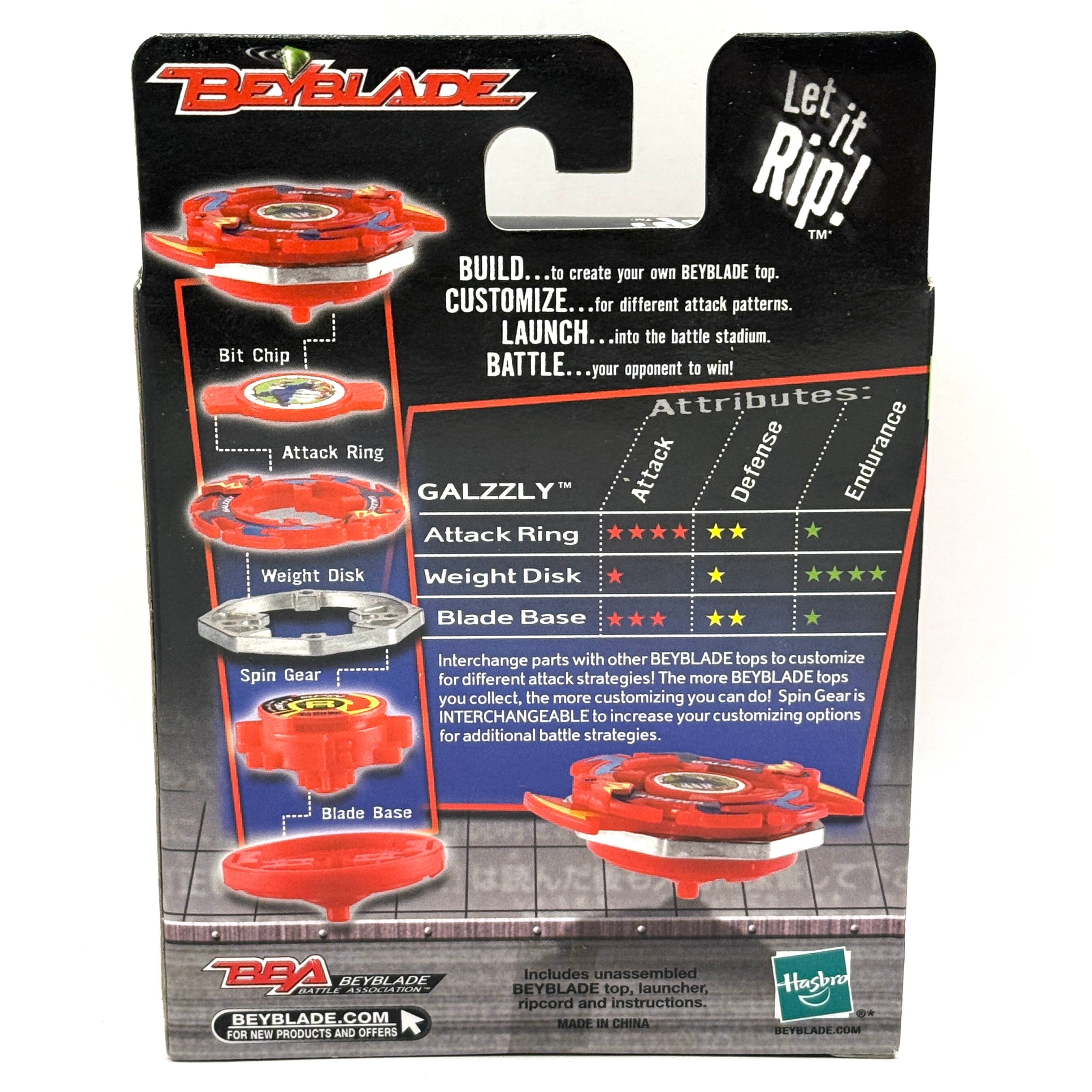 Hasbro Original Galzzly Attack A-9