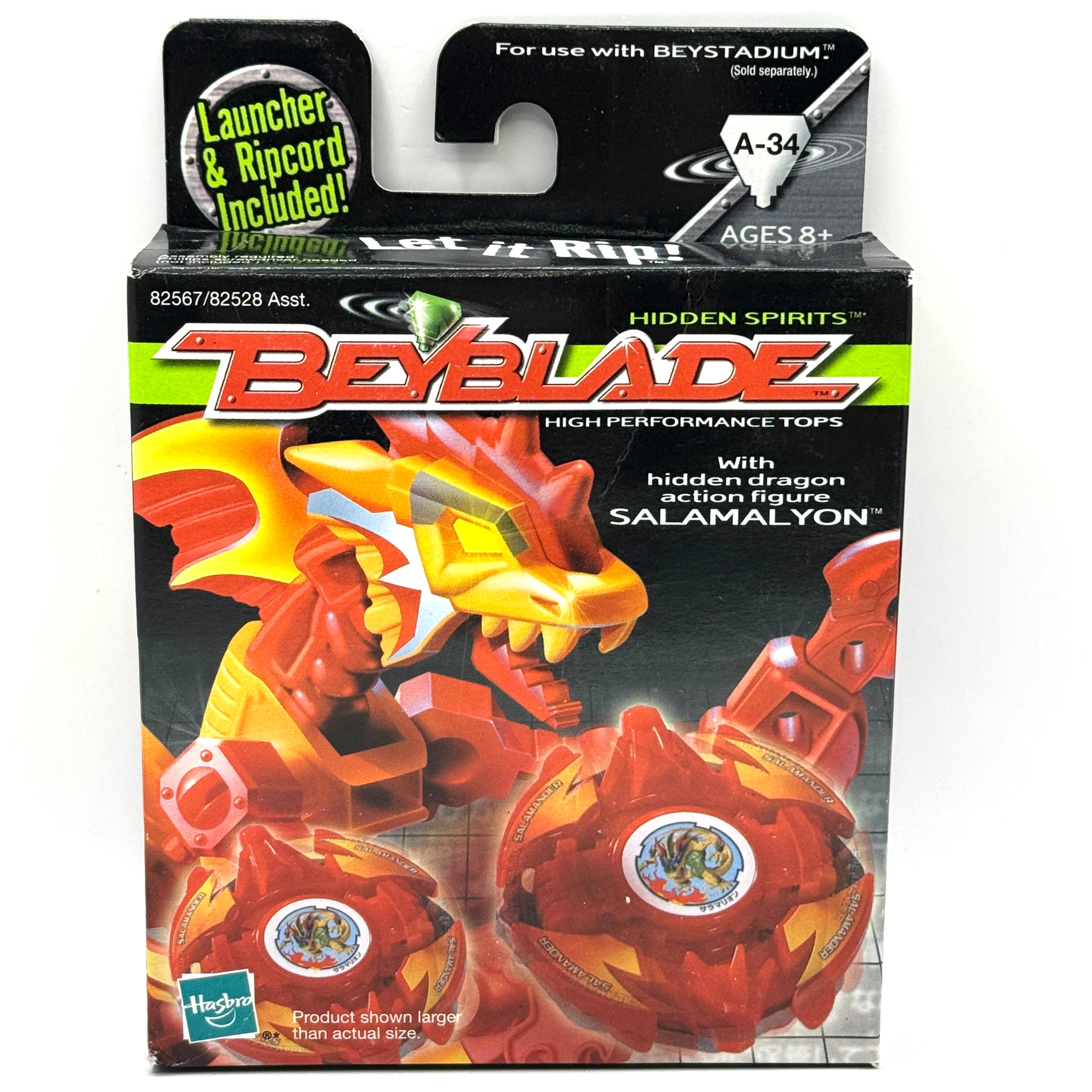Hasbro Original Hidden Spirits With Hidden Dragon Action Figure SALAMALYON A-34