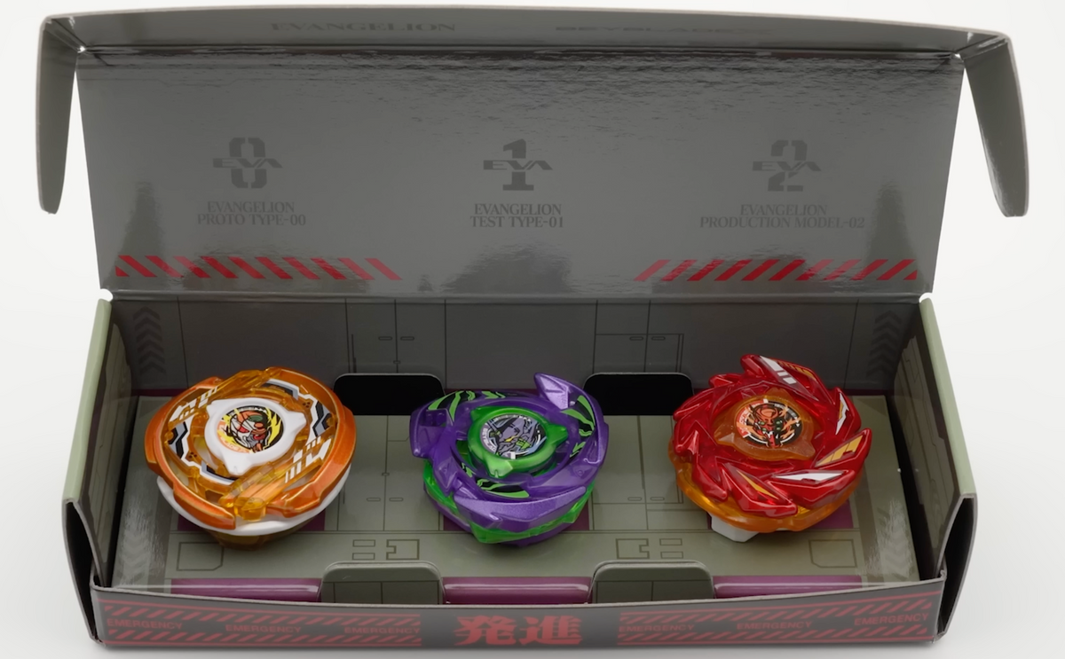 Beyblade X NERV EVA Hangar Deck Box CX-00 from Evangelion Deck Set Takara Tomy