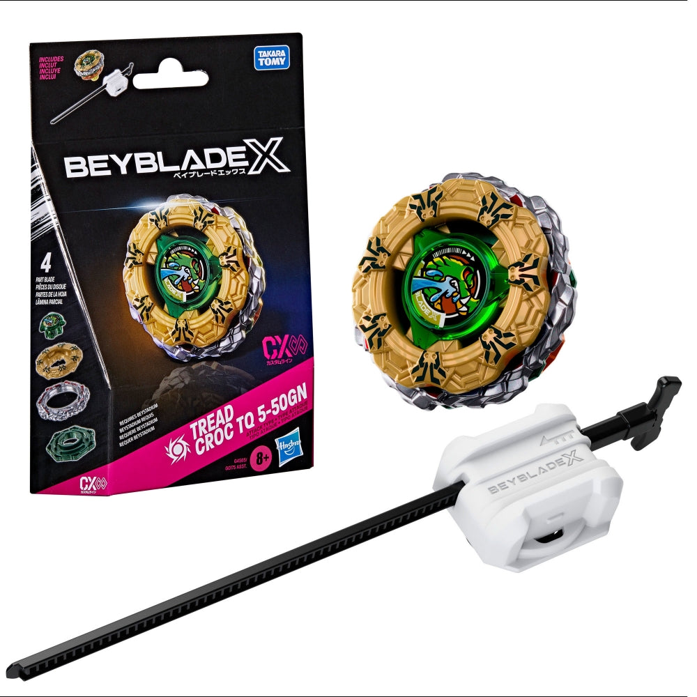 Hasbro Beyblade X Tread Croc TQ 5-50GN Starter