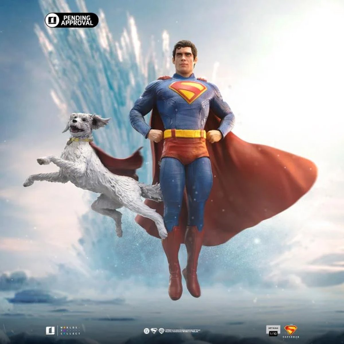 Superman (2025) Superman and Krypto 1:10 Art Scale Limited Edition Statue