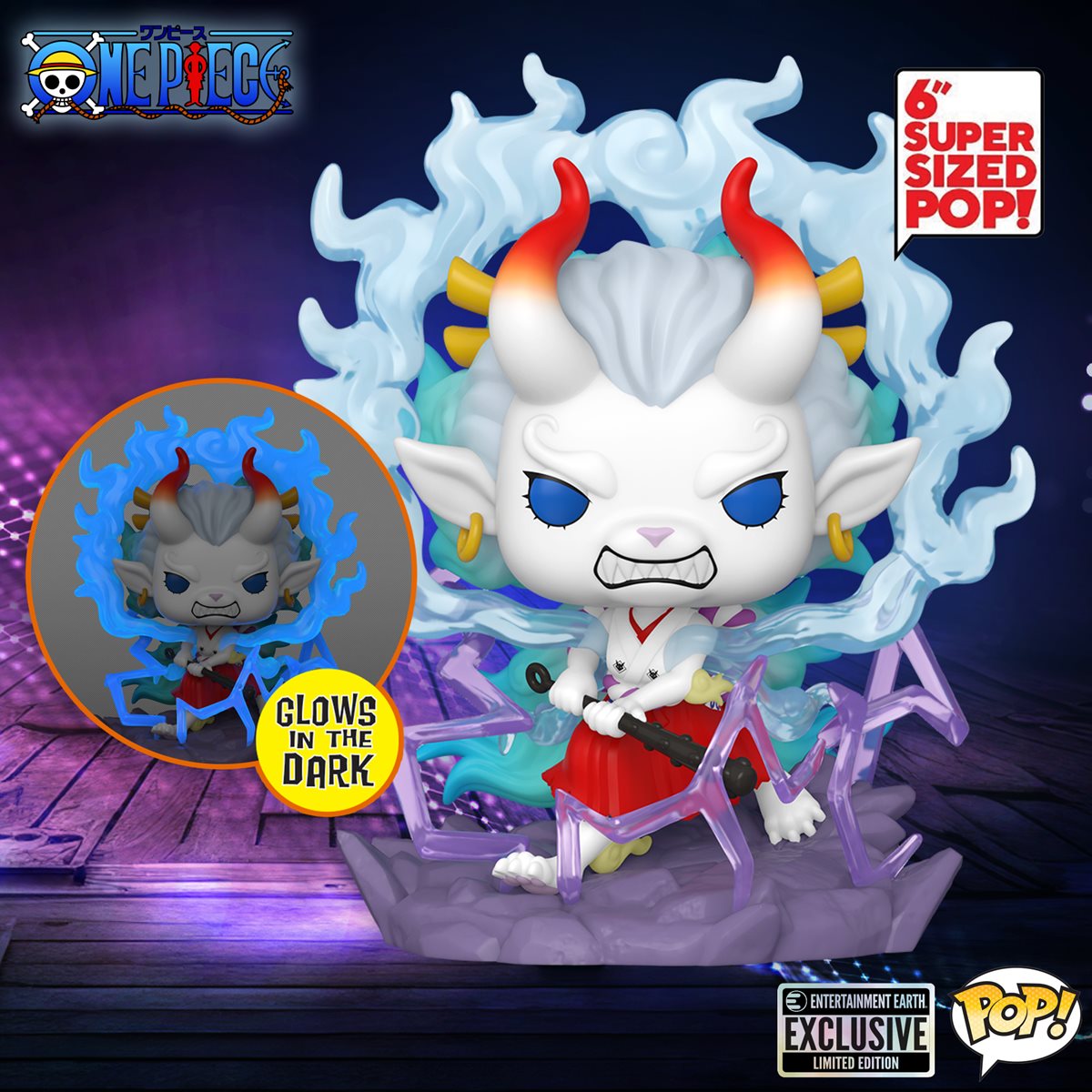Funko Pop! One Piece Yamato Glow-in-the-Dark Deluxe Vinyl Figure #1596