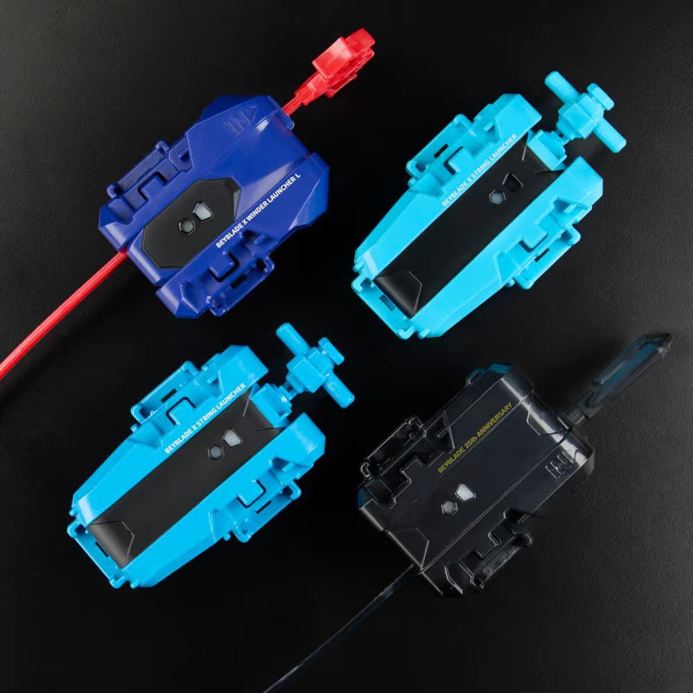 Hasbro Beyblade X Beyblade 25th Anniversary Set 4 Tops & 4 Launchers