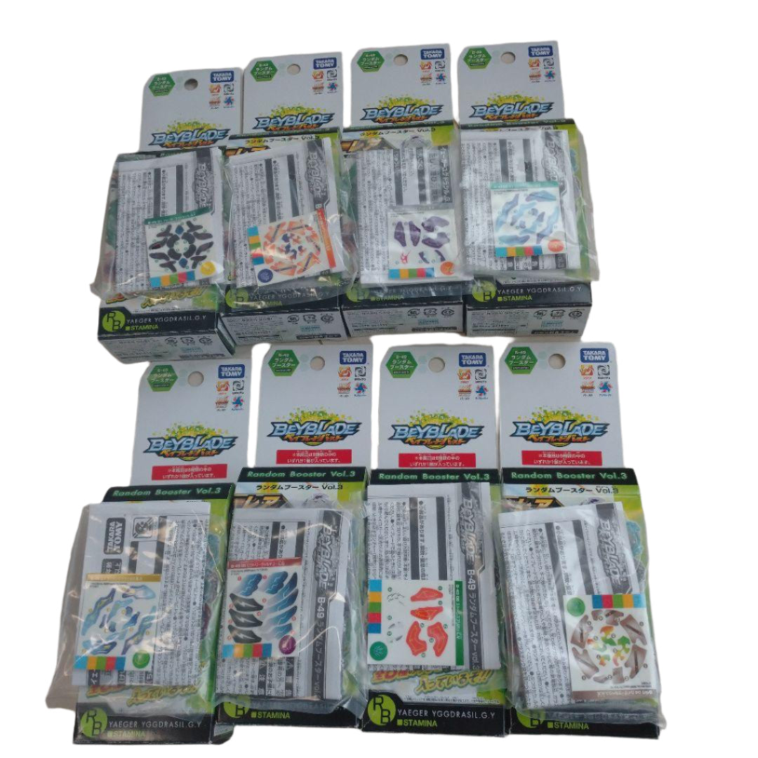 Random Booster Vol. 3 FT. Yaeger Yggdrasil.G.Y B-49 FULL SET 8pcs Takara Tomy