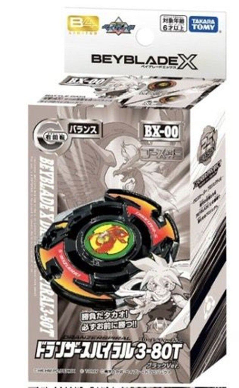 Dranzer Spiral 3-80T Beyblade X Booster BX-00 Black Ver. Takara Tomy Dranzer Spiral 3-80T Beyblade X Booster BX-00 Black Ver. Takara Tomy