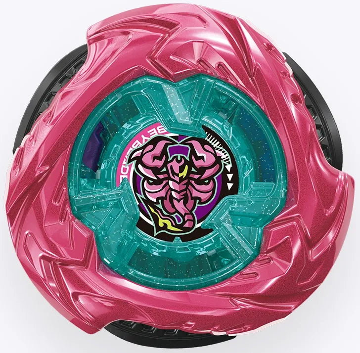 Takara Tomy Beyblade X UX-00: Scorpio Spear 0-70Z Metal Coat: Magenta