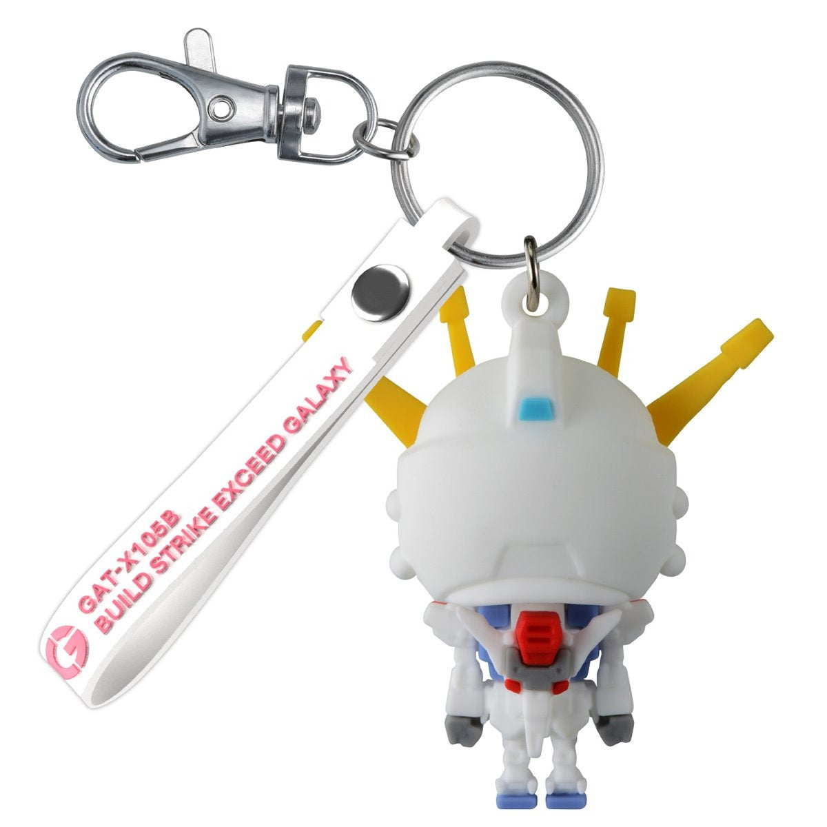 Bandai Mobile Suit Gundam Build Stpla-Kun 3D Rubber Mascot Key Chain | Gunpla-Kun Series