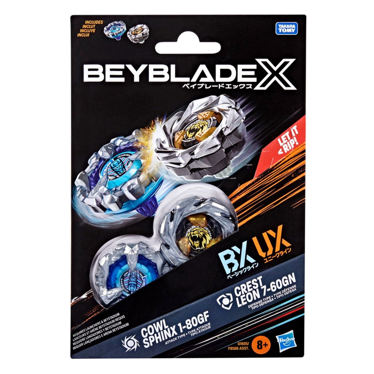 Beyblade X Booster Cowl Sphinx 9-80GN pörgettyű - Hasbro vásárlás a Beyblade X Booster Cowl Sphinx 9-80GN pörgettyű - Hasbro vásárlás a