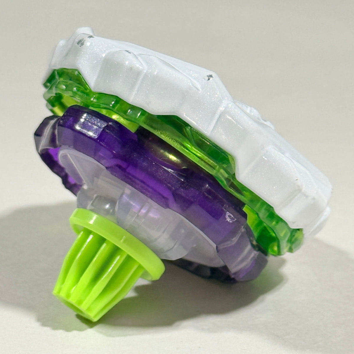 Pre-owned Takara Tomy Beyblade X Samurai Steel Metal Coat White view 2