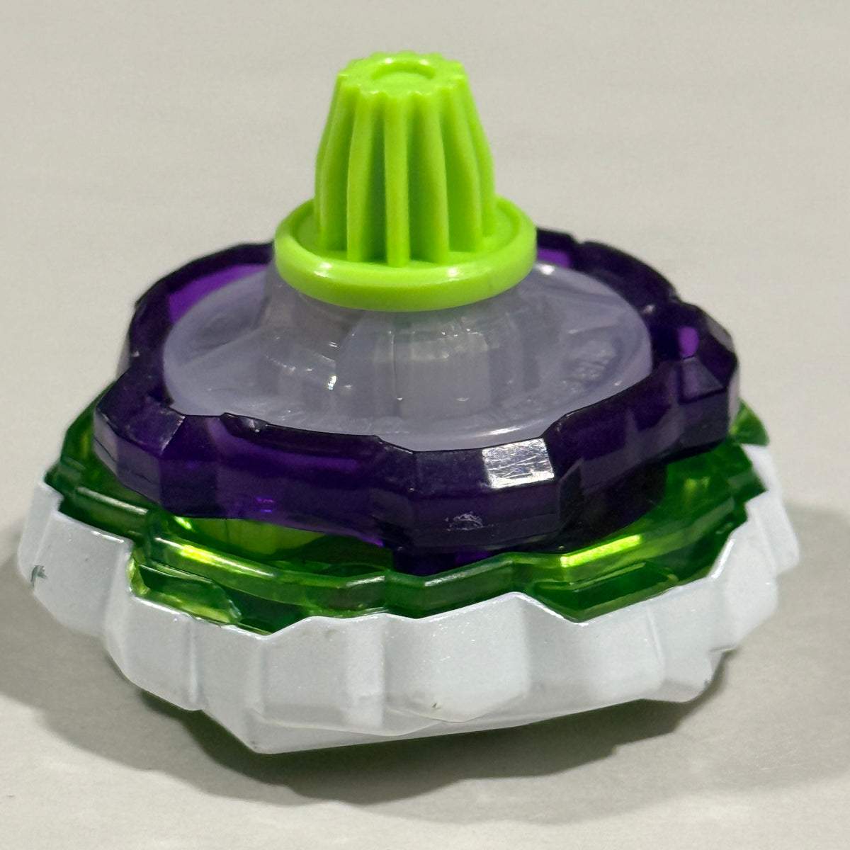 Pre-owned Takara Tomy Beyblade X Samurai Steel Metal Coat White view 3