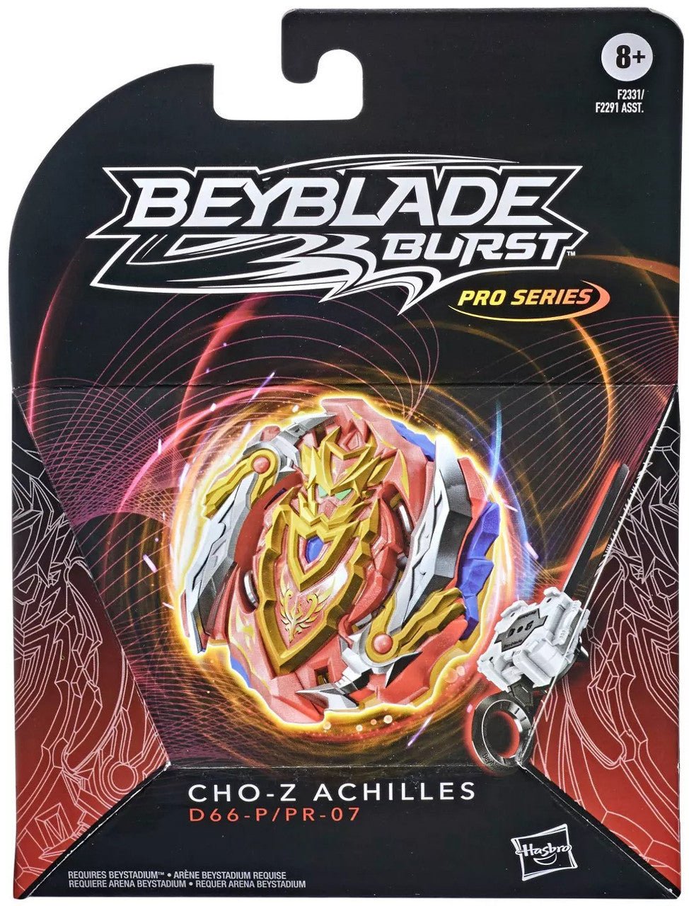 Cho-Z Achilles / Turbo Achilles Burst Surge PRO SERIES Beyblade F2331 - BeyWarehouse
