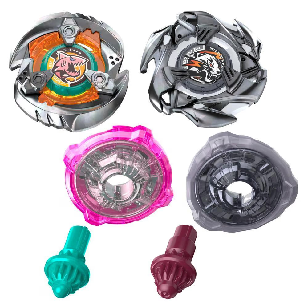 Hasbro Beyblade X Gill Shark & Pearl Tiger Dual Pack Set