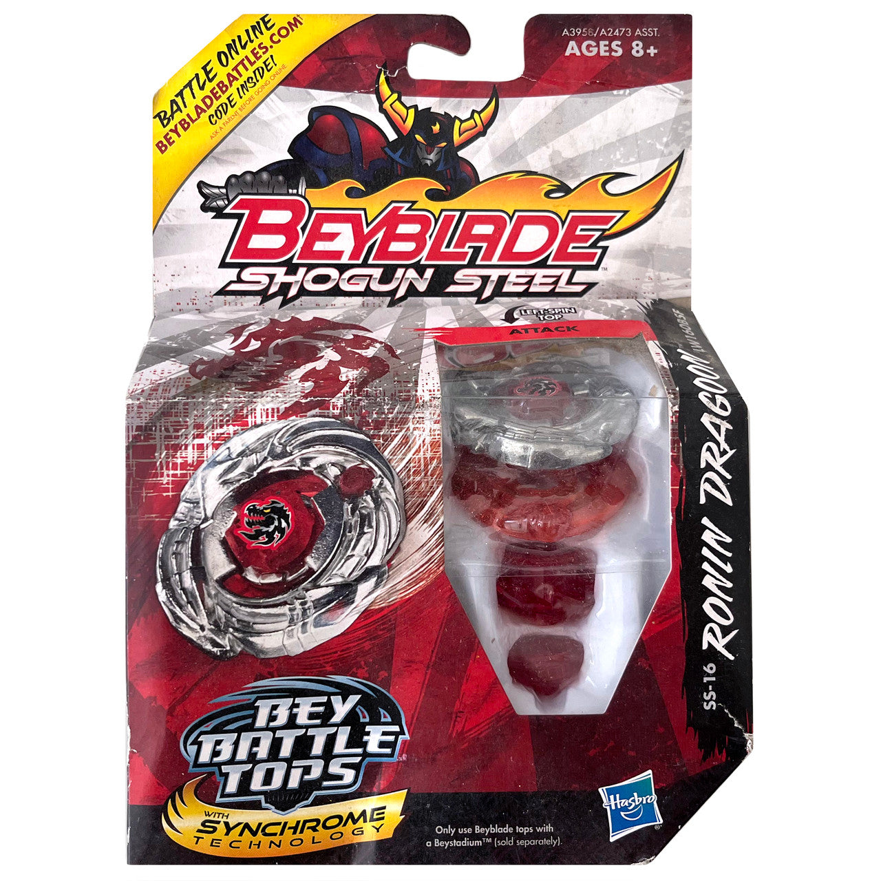 Ronin Dragoon / Dark Knight Dragooon LW160BSF Shogun Steel Zero-G Beyblade SS-16 by Hasbro