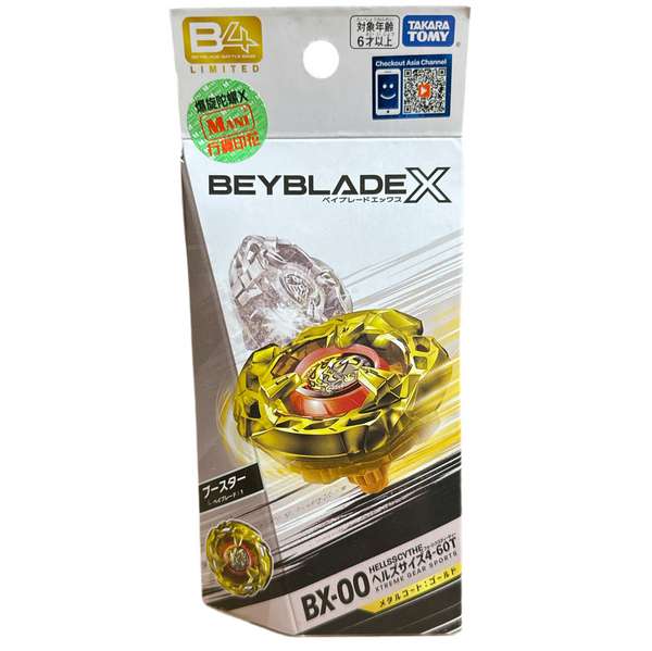 Beyblade X GOLD Hells Scythe 4-60T BX-00 Takara Tomy