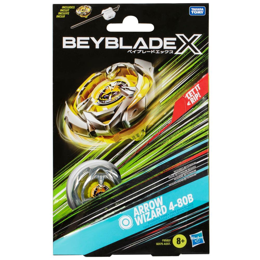 Beyblade X Arrow Wizard 4-80B Starter Pack Set with Stamina Type Top