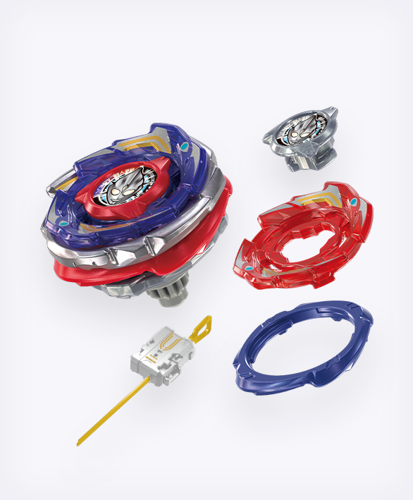 Takara Tomy Beyblade X CX-00 Starter TigaRage FT3-60T full set contents with Winder Launcher Sparklence Ver.