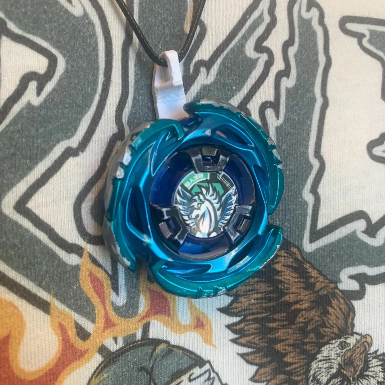 3D Printed Beyblade Necklace + Keychain