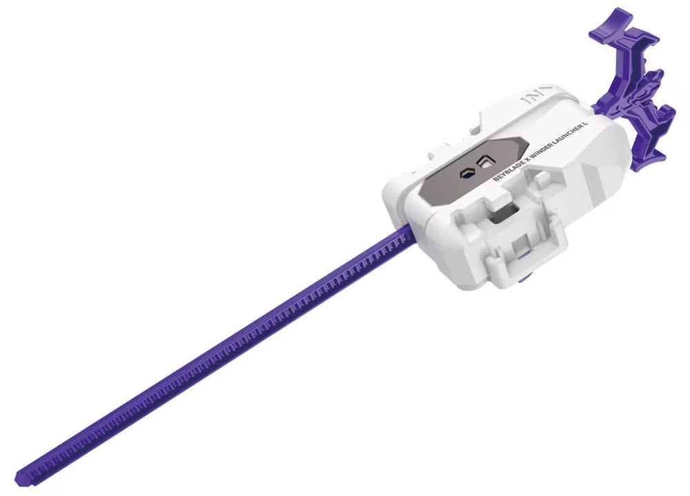 Takara Tomy Beyblade X UX-17 Winder Launcher (White x Violet) Dragon Winder Left Spin