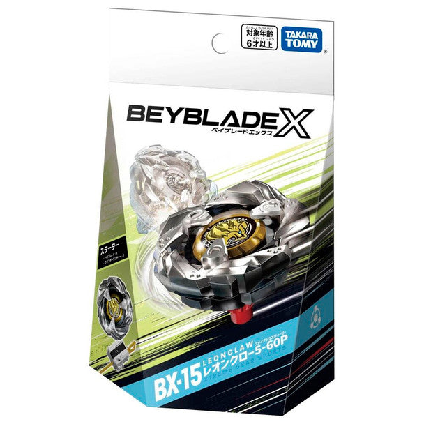 Takara Tomy Beyblade X Starter Leon Claw 5-60P BX15