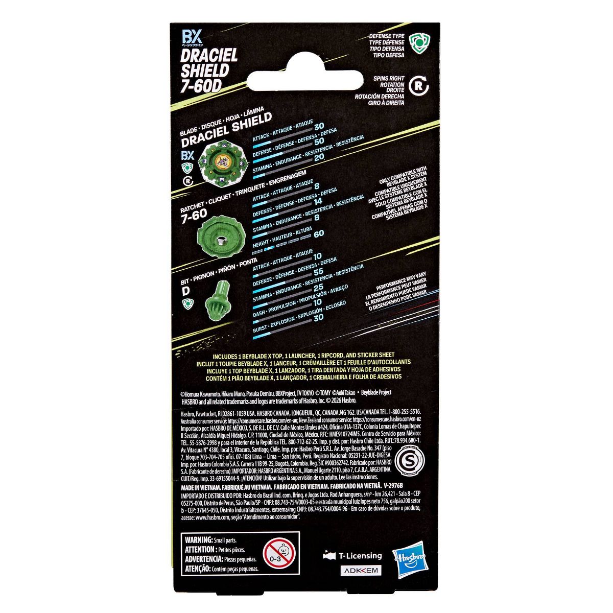 Beyblade X Draciel Shield 7-60D | Hasbro BX