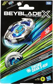 Beyblade X Sword Dran 3-60F Starter Pack Set with Attack Type Top & Launcher