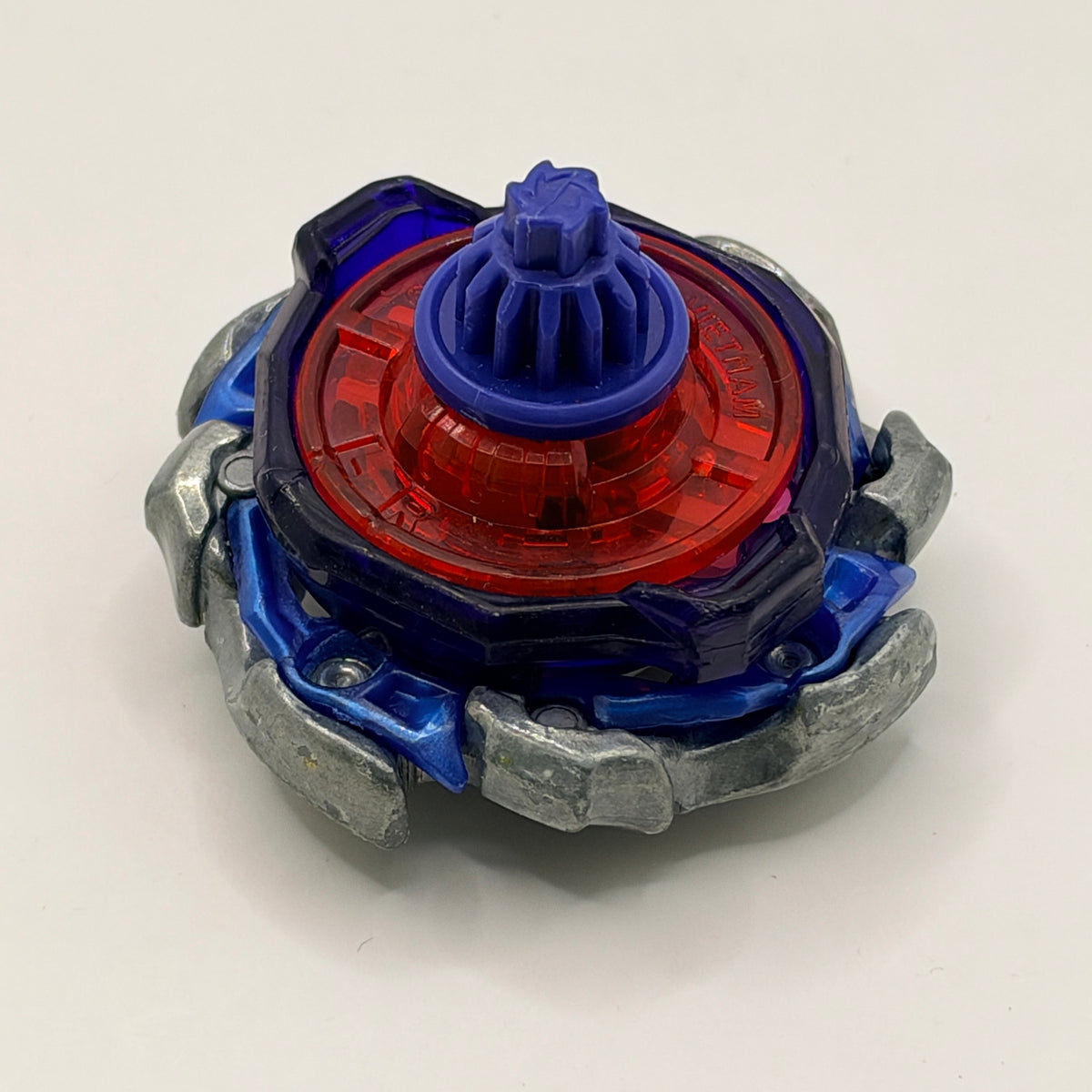 Pre-owned Takara Tomy Beyblade X BX-34 Cobalt Dragoon bottom view