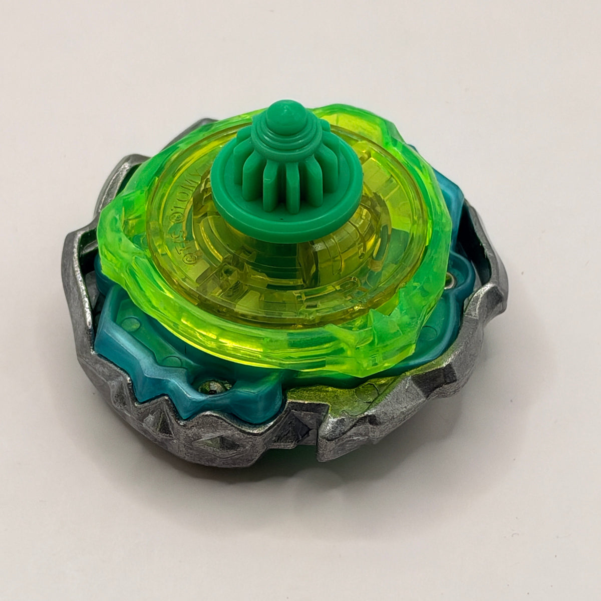 Pre-owned Takara Tomy Beyblade X BX-31 02 Tyranno Beat bottom view