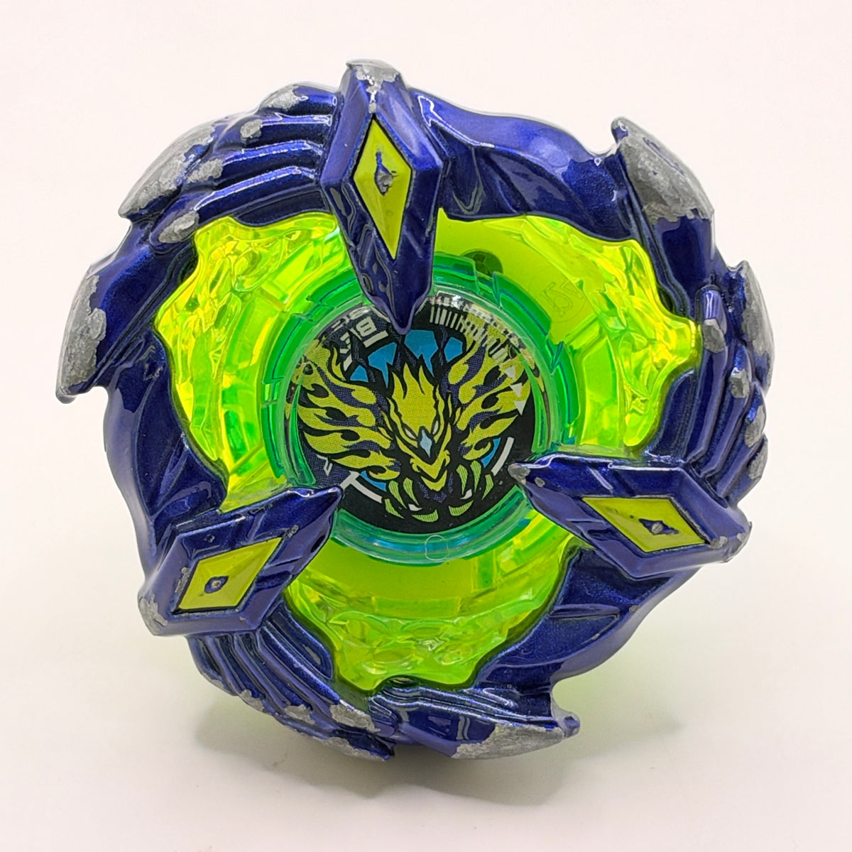 Pre-owned Takara Tomy Beyblade X BX-00 PhoenixWing 9-80DB Metal Coat Navy front