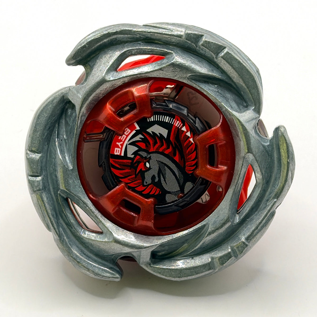Pre-owned Takara Tomy Beyblade X UX-00 Aero Pegasus Red Version top view