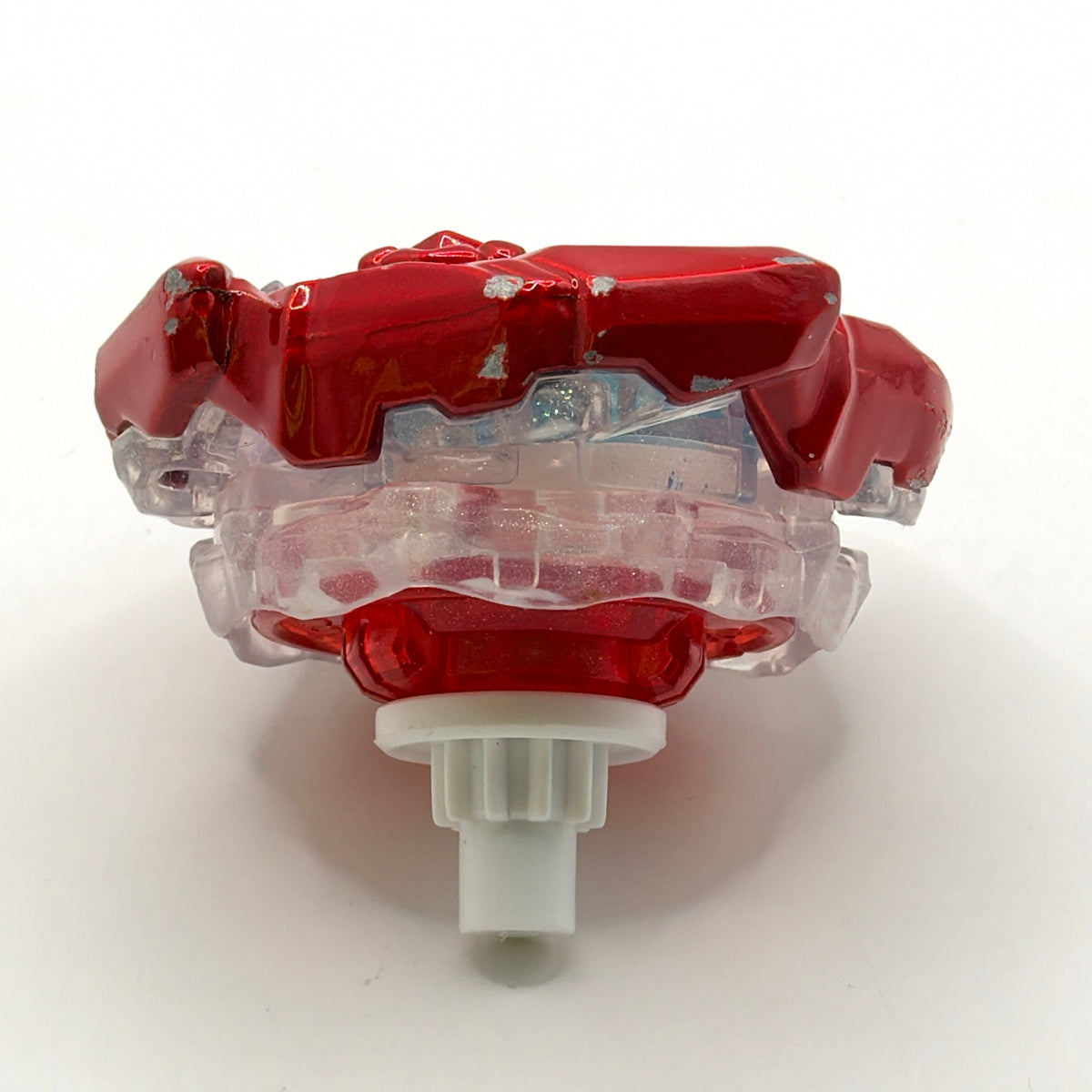 Pre-owned Takara Tomy Beyblade X BX-46 Cobalt Drake Metal Coat: Red side view