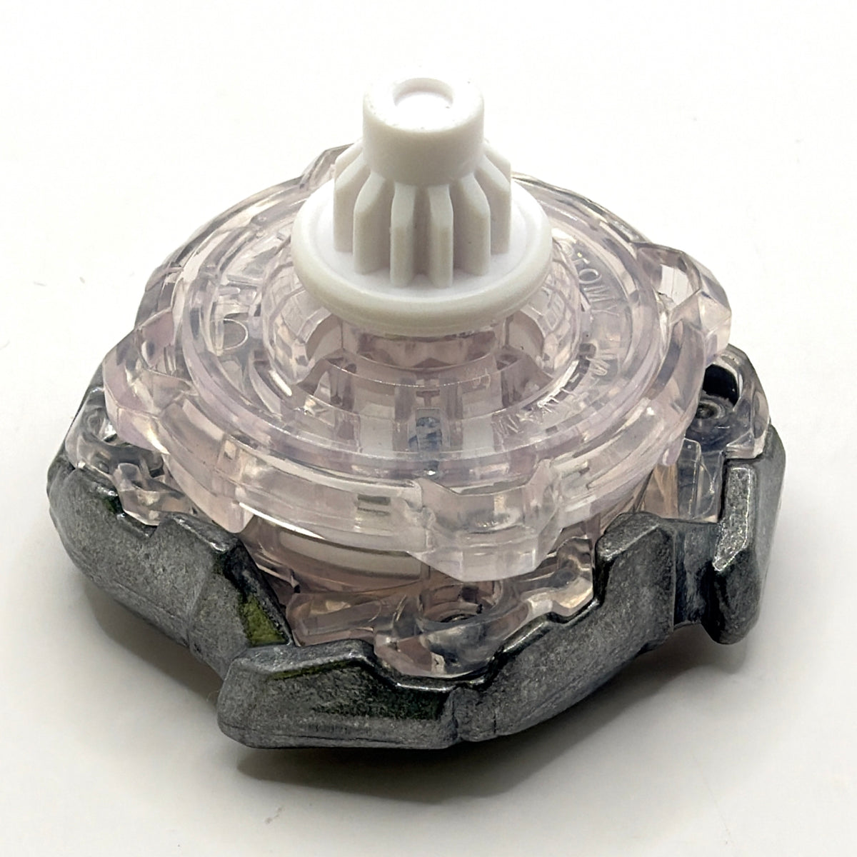 Pre-owned Takara Tomy Beyblade X BX-00 Cobalt Drake Clear Ver. bottom view