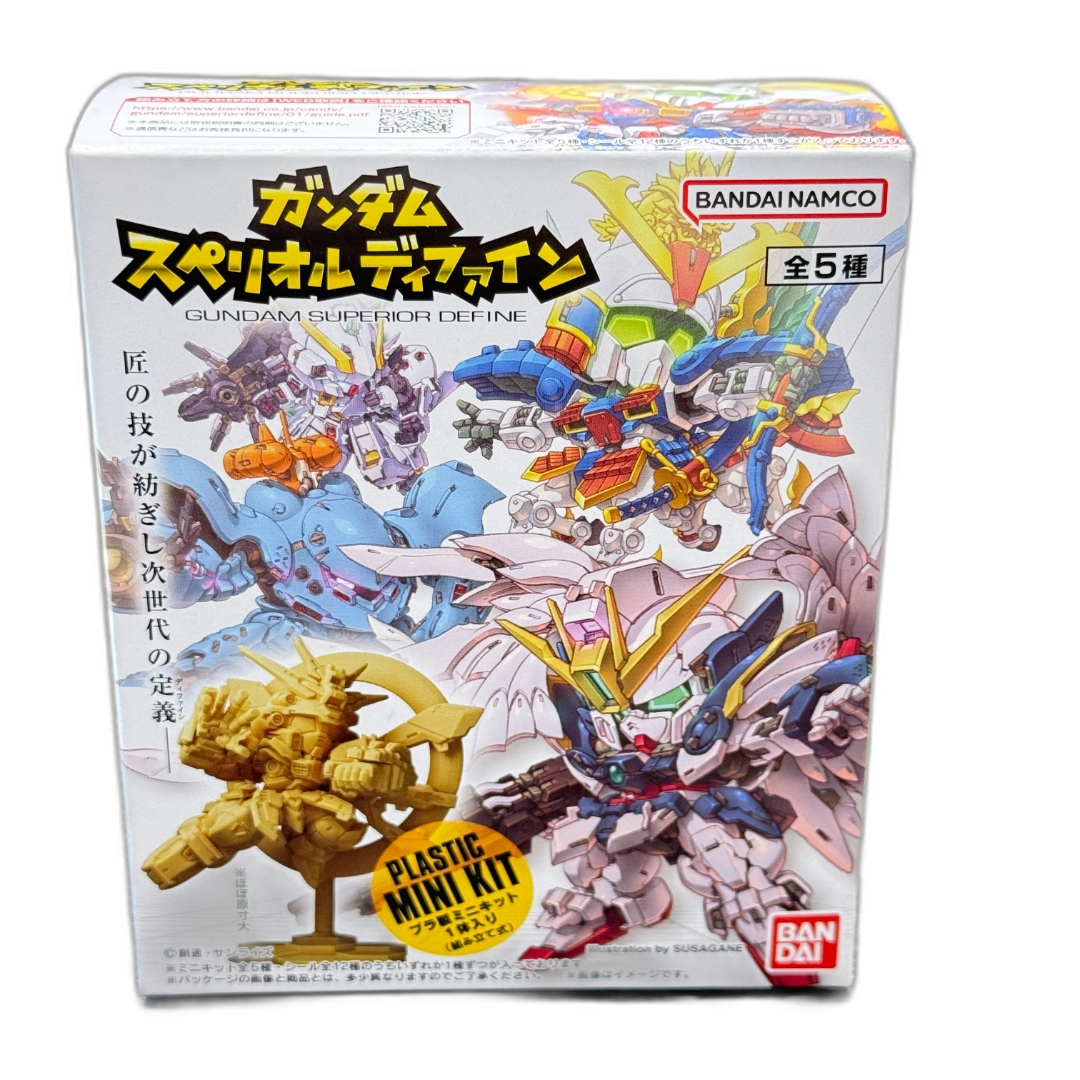 Bandai Gundam Superior Define No. 01 Blind Box Mini Model Kit – Random Figure (1 Unit) | Shokugan Candy Toy