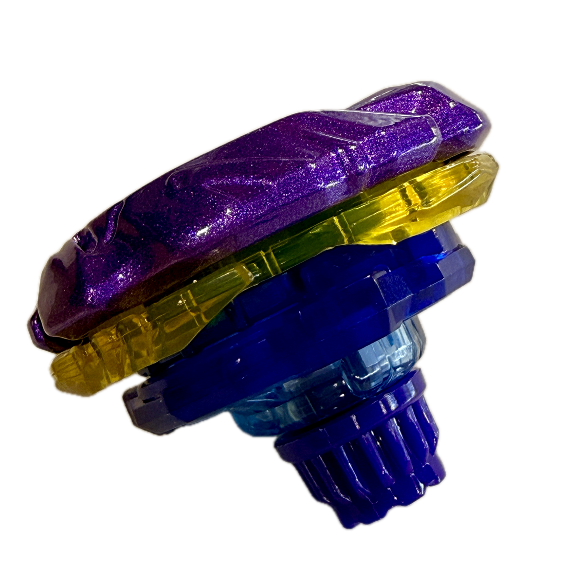 Pre-owned Takara Tomy Beyblade X UX-21 Silver Wolf Metal Coat Violet alternate view