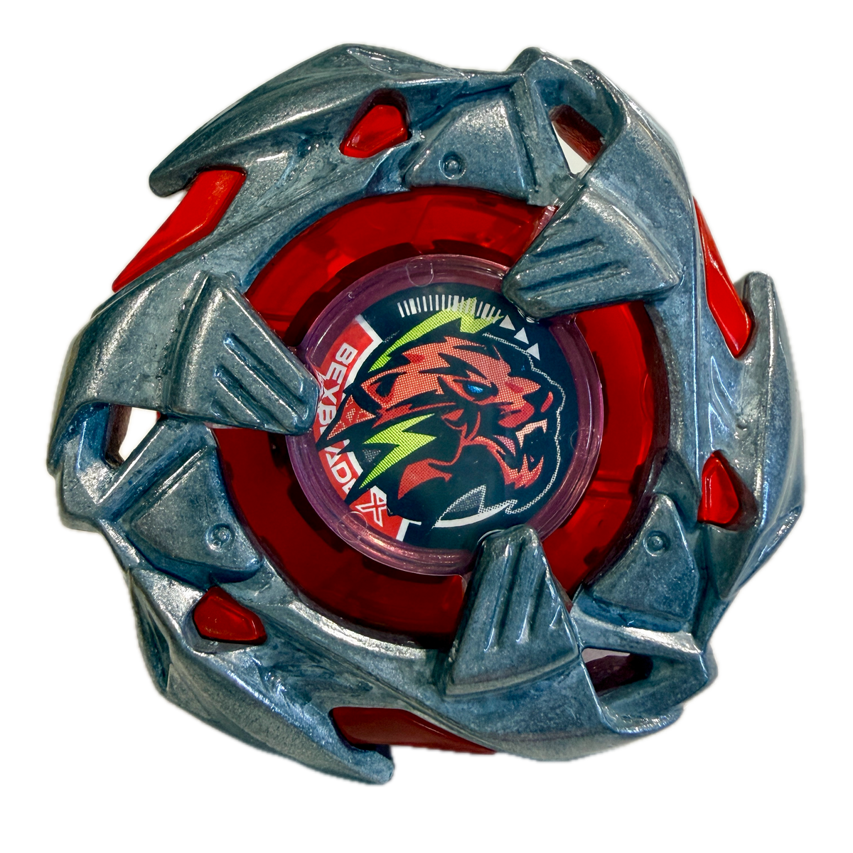Pre-owned Takara Tomy Beyblade X UX-18 06 Weiss Tiger main view