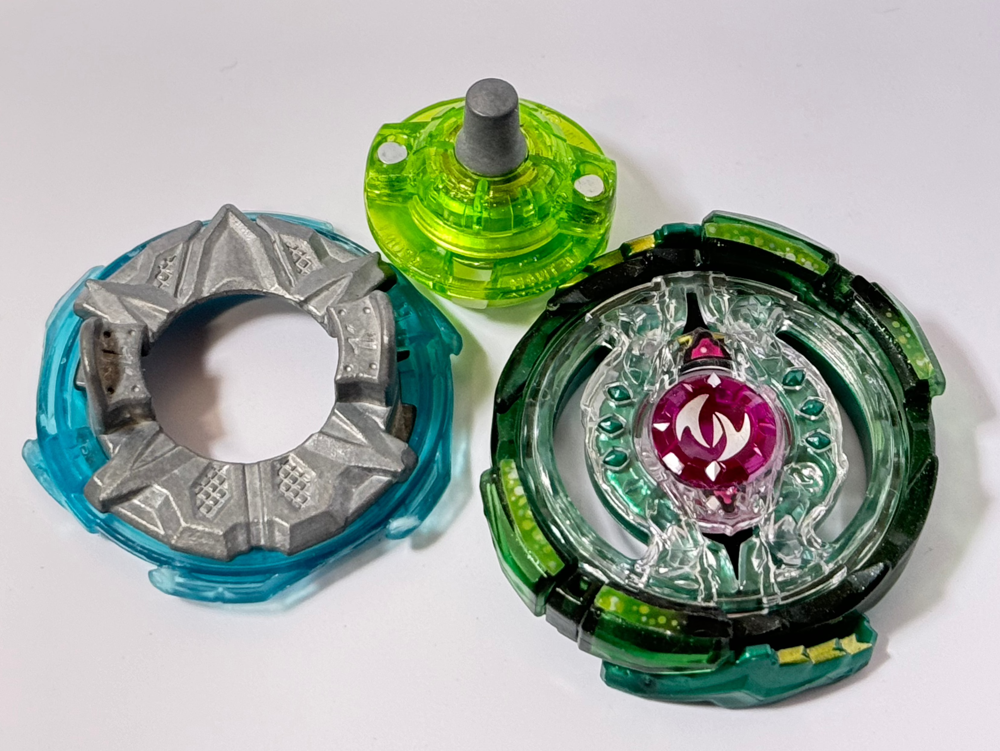 Twin Nemesis B-125 06 Noctemis 1'Hit Wedge Burst Beyblade by Takara Tomy (Used)