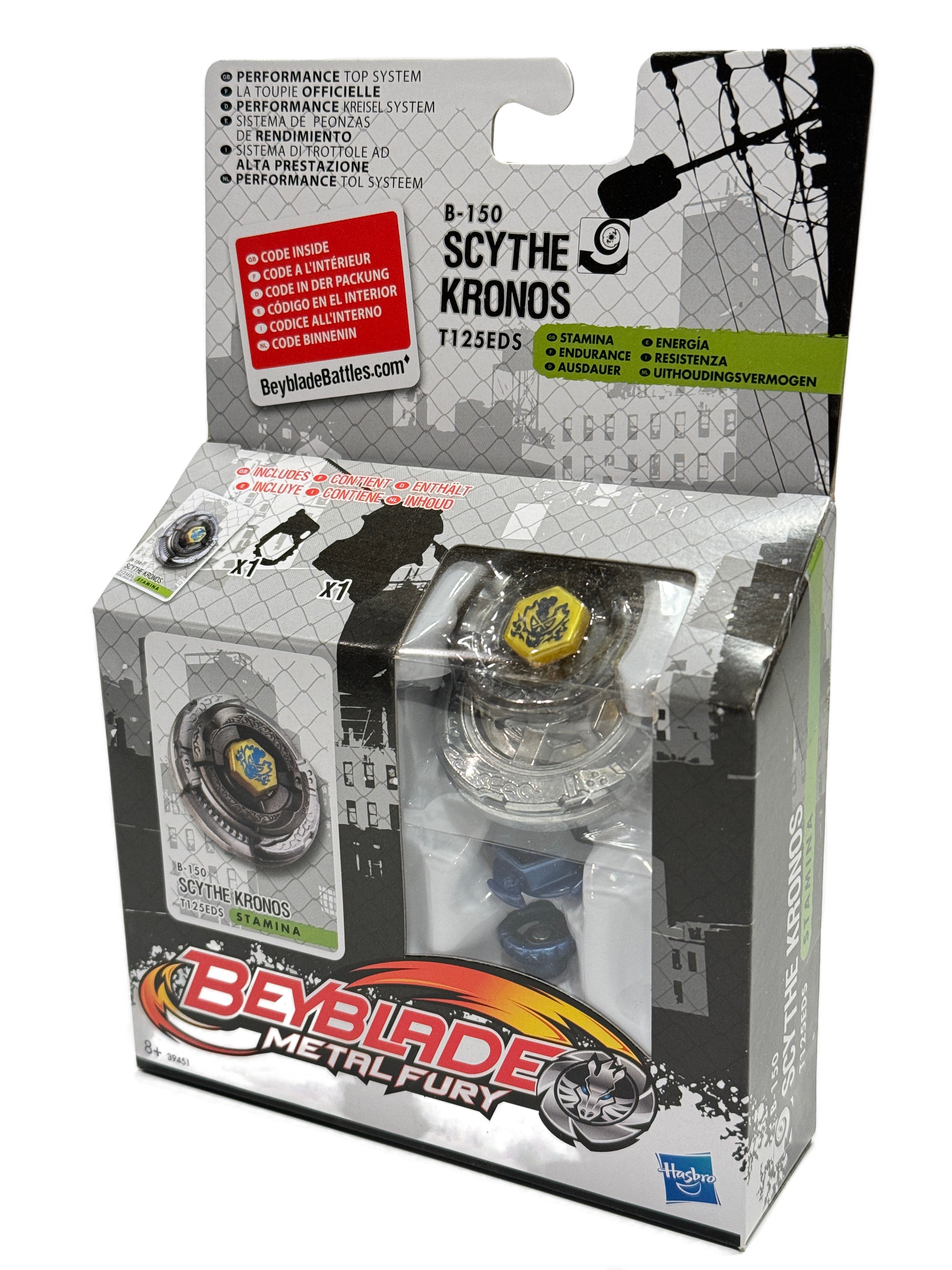 Scythe Kronos T125EDS Metal Fury Beyblade BB-113 by Hasbro