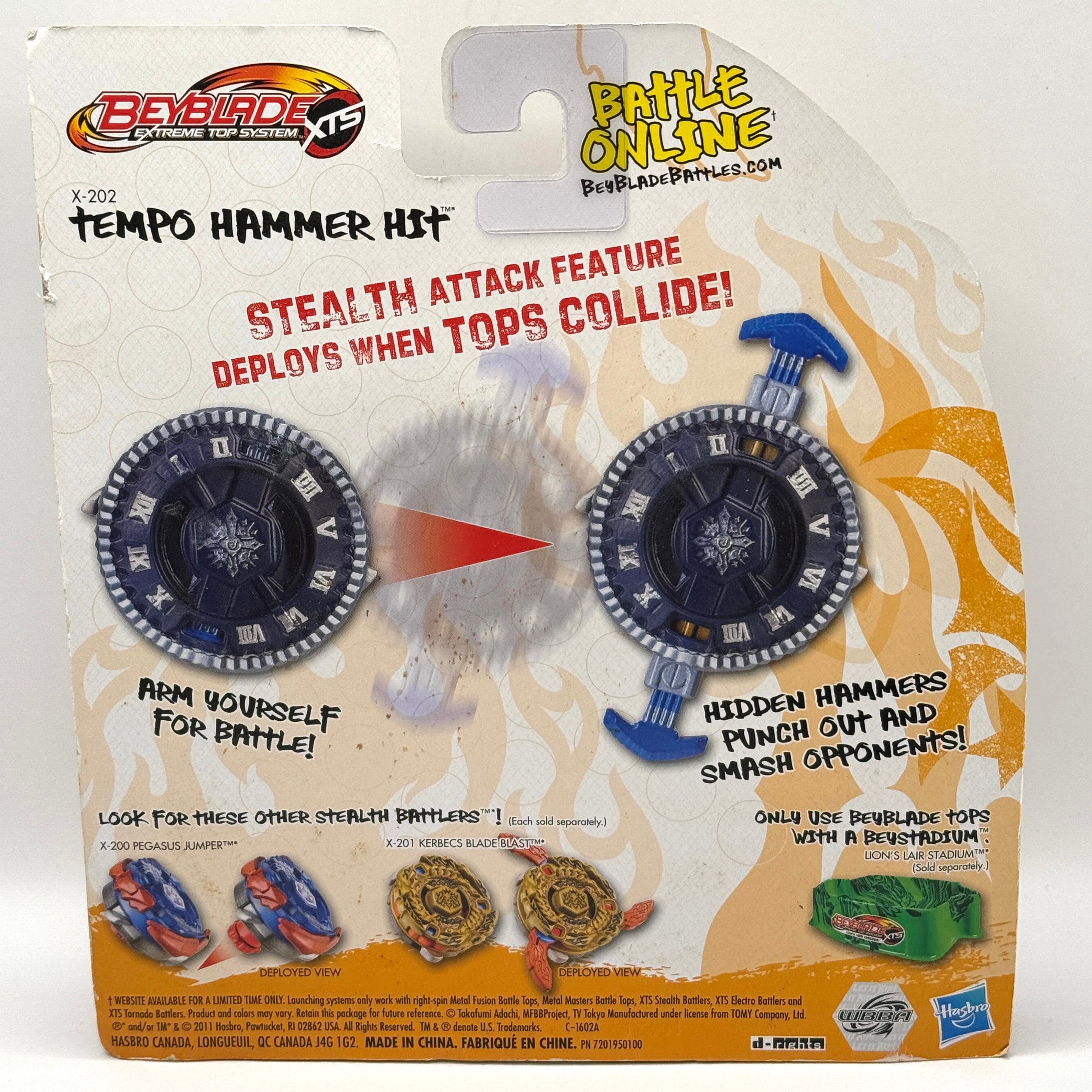 Beyblade XTS Tempo Hammer Hit X-202 海外限定 Hasbro X-202 Tempo Hammer Hit: Extreme Top System